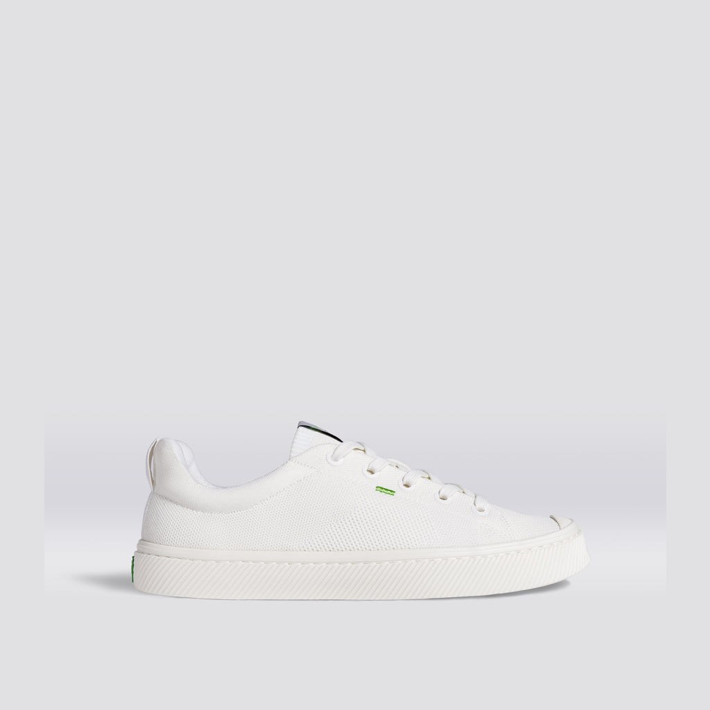 IBI Cariuma Low Top Bamboo Weave Knit Vegan Off-White Homme | DJJ-3716478